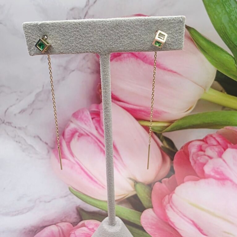 14k Gold Earrings/ Cercei Aur 14k CL163