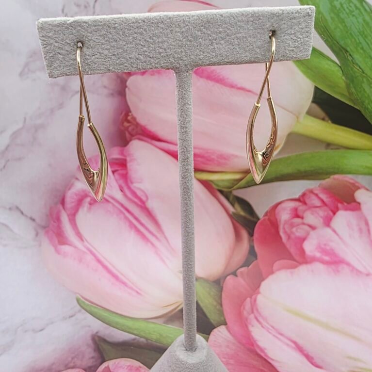 14k Gold Earrings/ Cercei Aur 14k CL172