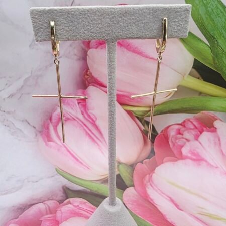 14k Gold Earrings/ Cercei Aur 14k CL173