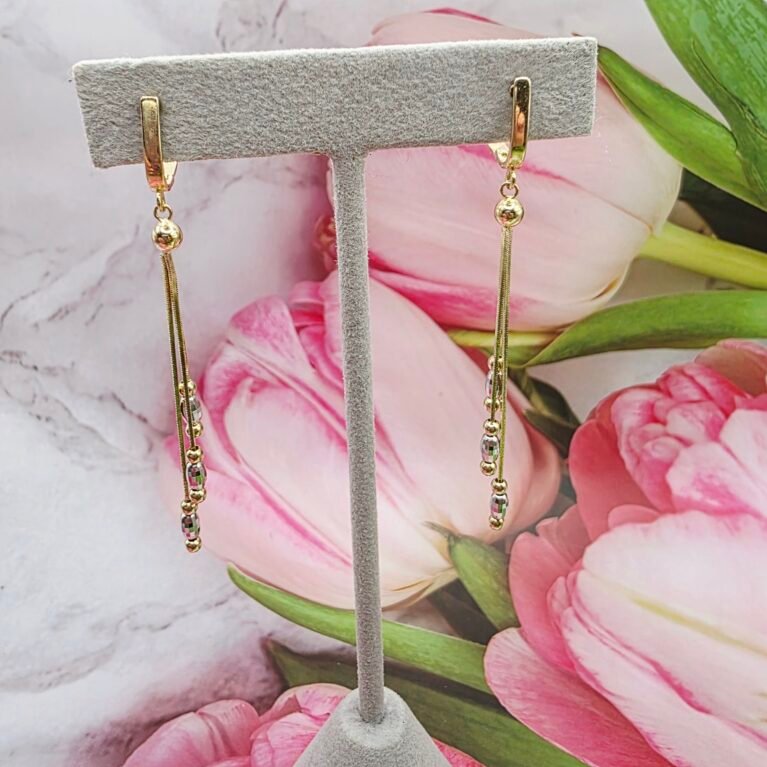 14k Gold Earrings/ Cercei Aur 14k CL176