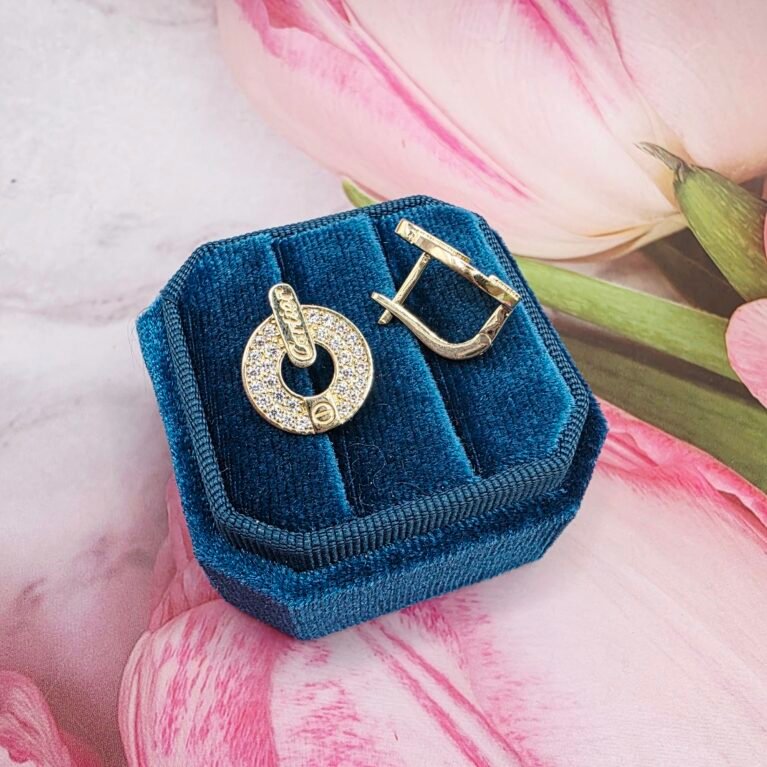 14k Gold Earrings/ Cercei Aur 14k C340