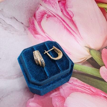 14k Gold Earrings/ Cercei Aur 14k C346