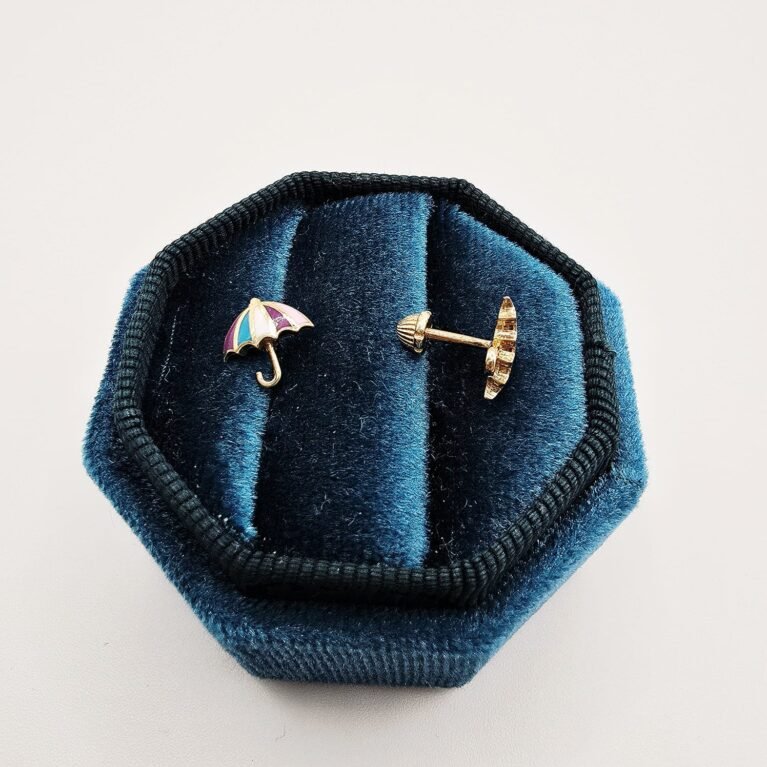 14k Gold Earrings/ Cercei Aur 14k EK07