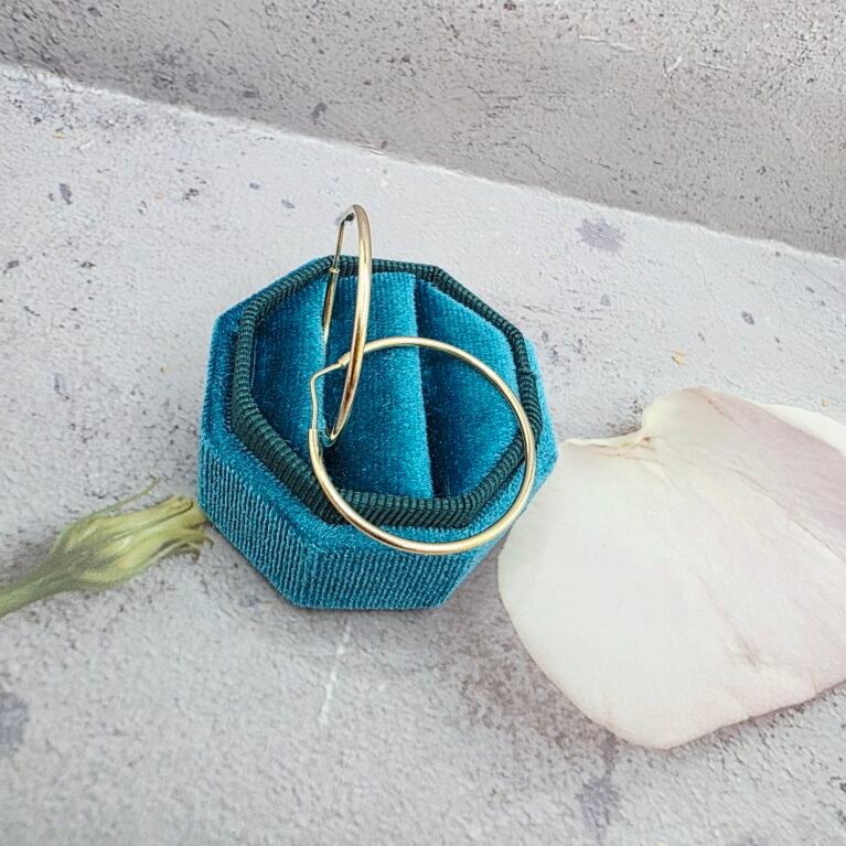 14k Gold Earrings/ Cercei Aur 14k HE349