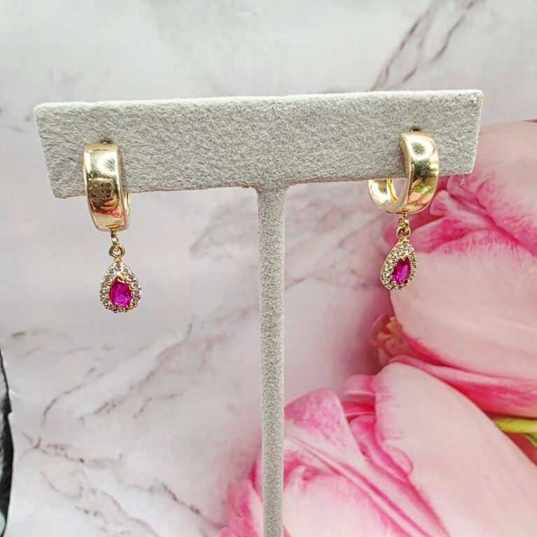 14k Gold Earrings/ Cercei Aur 14k CL186