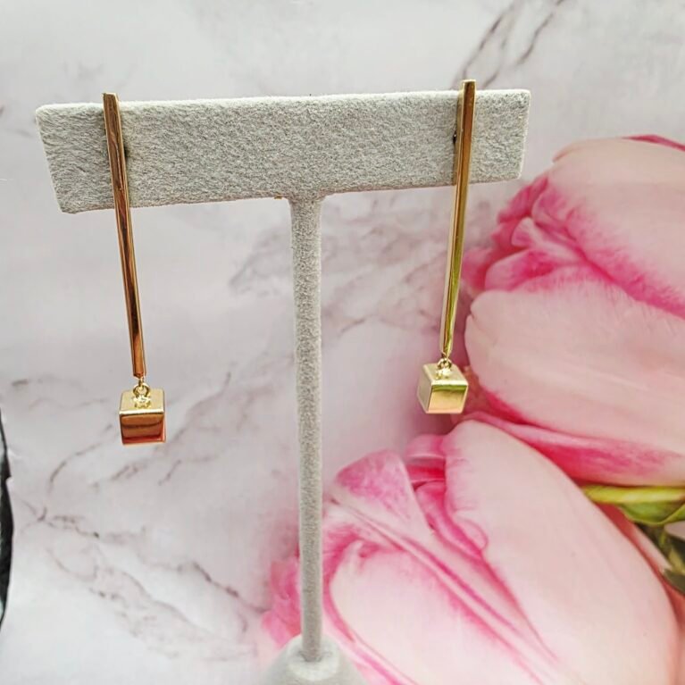 14k Gold Earrings/ Cercei Aur 14k CL188