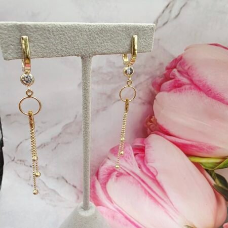 14k Gold Earrings/ Cercei Aur 14k CL192