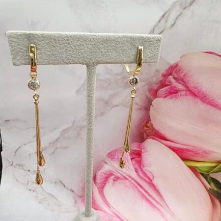 14k Gold Earrings/ Cercei Aur 14k CL193