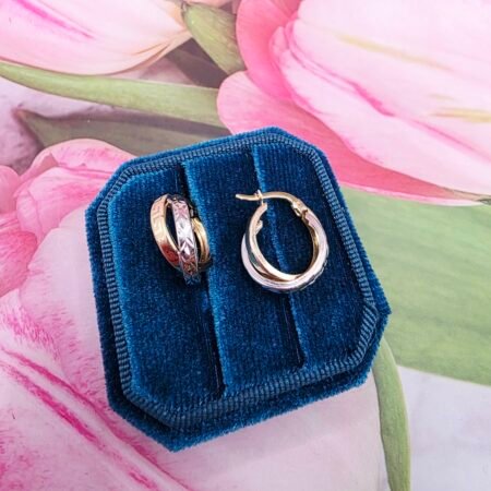 14k Gold Earrings/ Cercei Aur 14k HE353