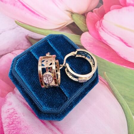 14k Gold Earrings/ Cercei Aur 14k HE356