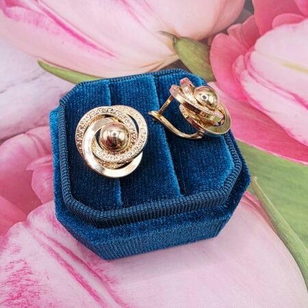 14k Gold Earrings/ Cercei Aur 14k C362