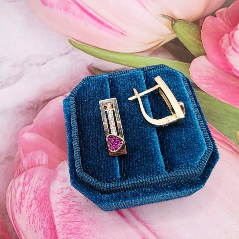 14k Gold Earrings/ Cercei Aur 14k C365