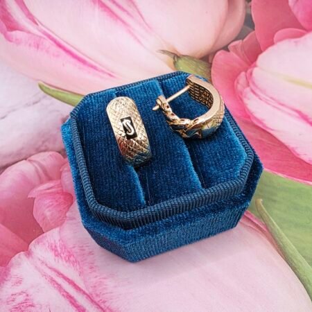 14k Gold Earrings/ Cercei Aur 14k C366