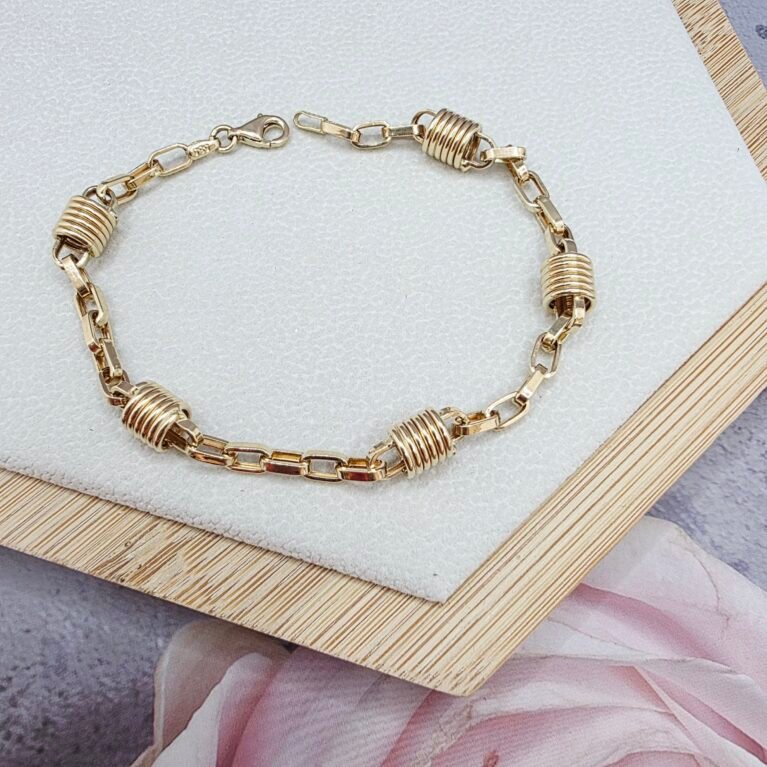 14k Gold Bracelet/ Bratara Aur 14k M091