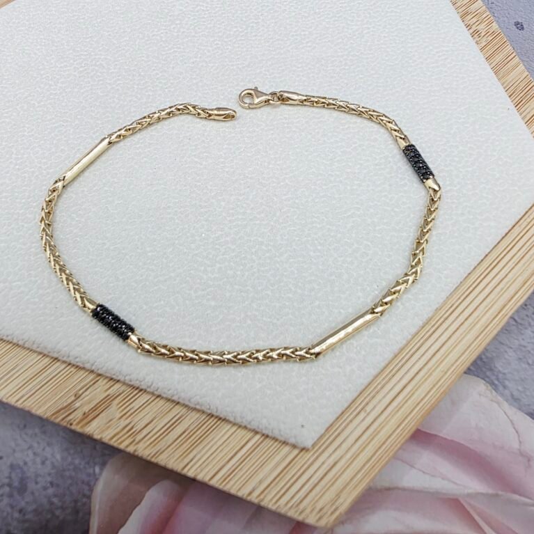14k Gold Bracelet/ Bratara Aur 14k M092