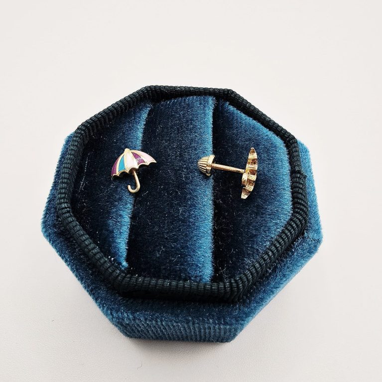 14k Gold Earrings/ Cercei Aur 14k EK07