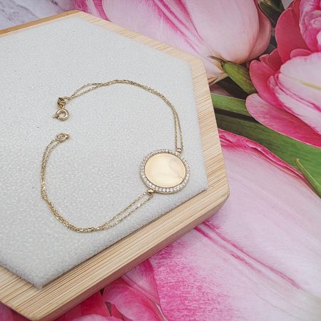 14k Gold Bracelet/ Bratara Aur 14k D0494