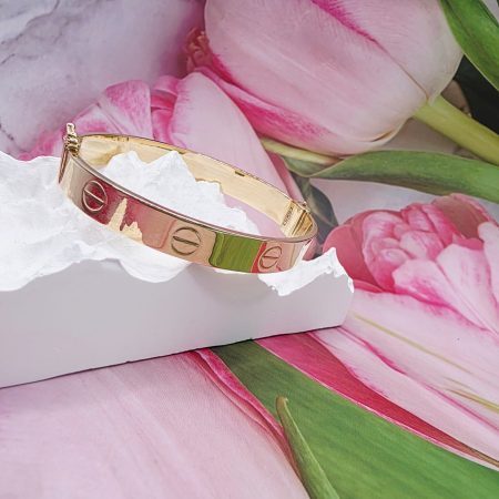 14K Gold Bangle/ Bratara Fixa Aur 14K BF488