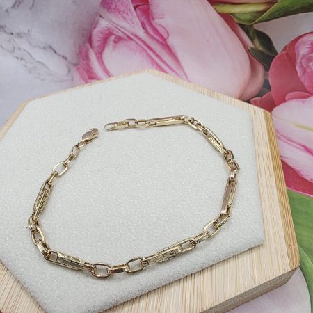 14k Gold Bracelet/ Bratara Aur 14k M099