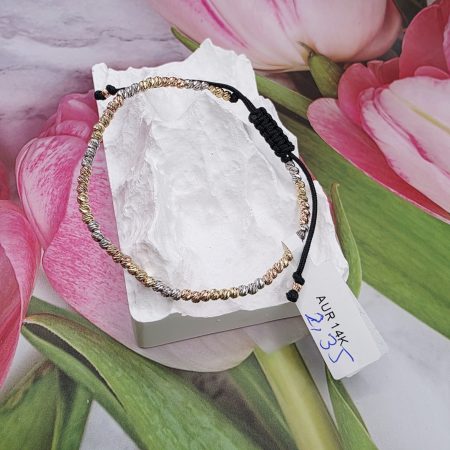 14K Adjustable Bracelet/ Bratara Reglabila Aur 14K 151