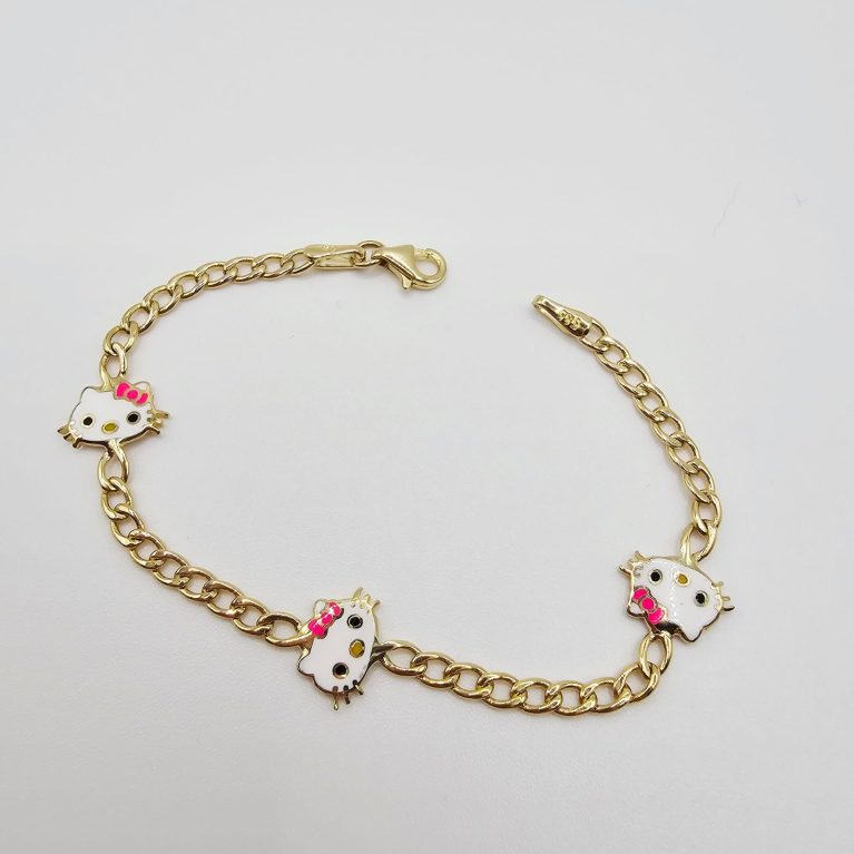 14k Gold Kid's Bracelet/ Bratara Aur 14k Pentru Copii K01