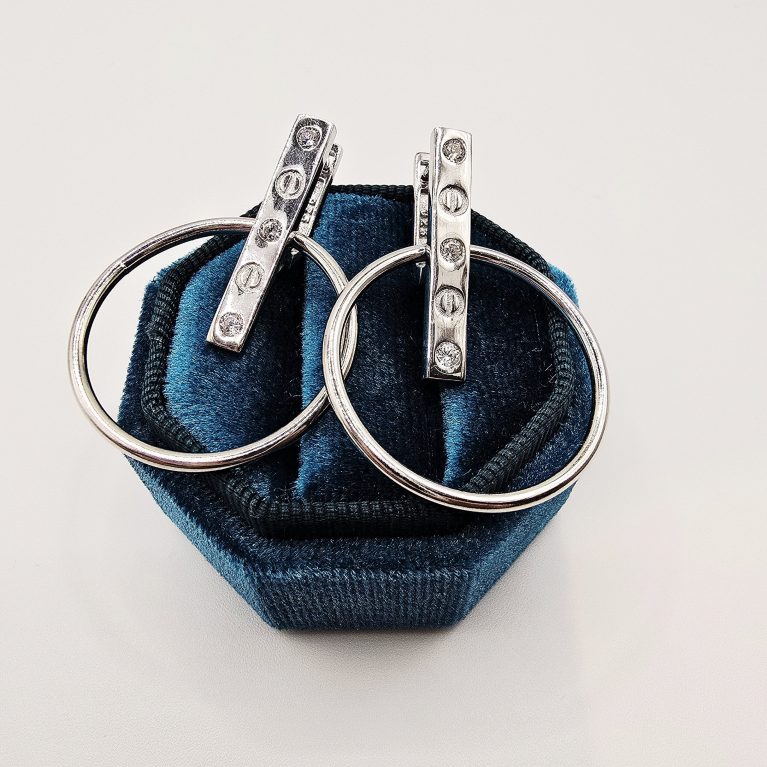 Silver 925 Earrings/ Cercei Argint 925 C002