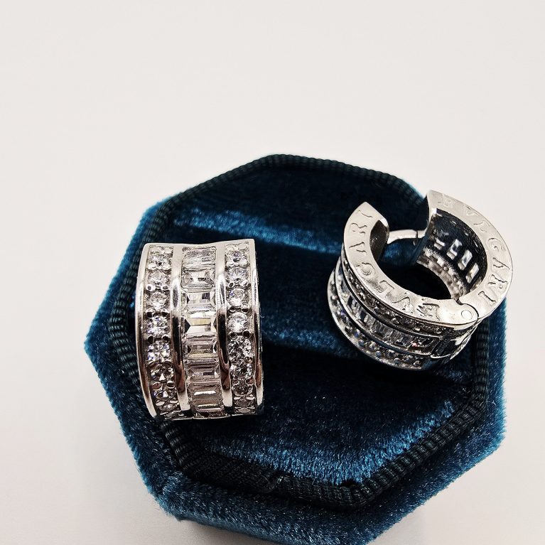 Silver 925 Earrings/ Cercei Argint 925 C004