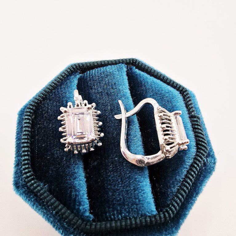 Silver 925 Earrings/ Cercei Argint 925 C007