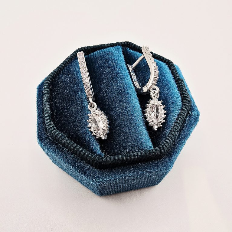 Silver 925 Earrings/ Cercei Argint 925 C007