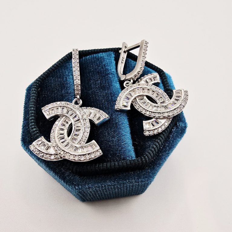 Silver 925 Earrings/ Cercei Argint 925 C009