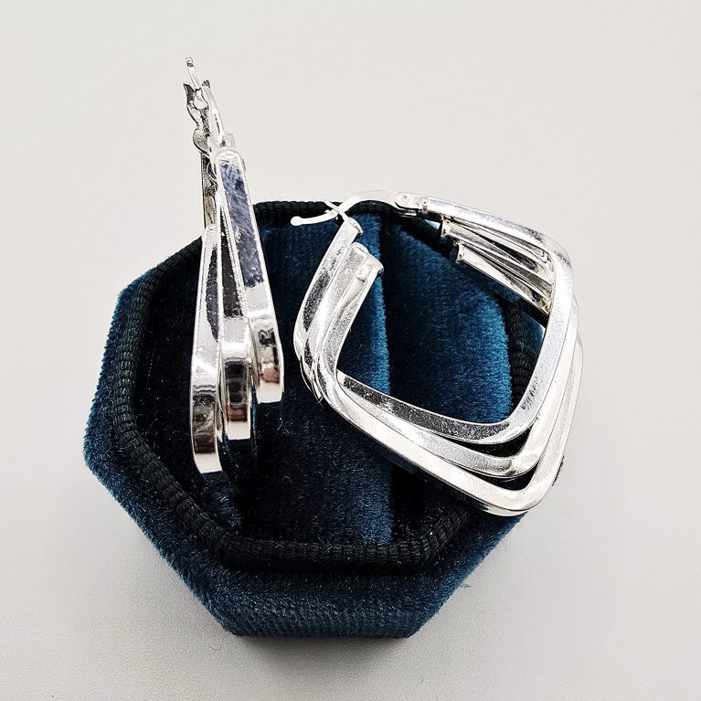 Silver 925 Earrings/ Cercei Argint 925 C014