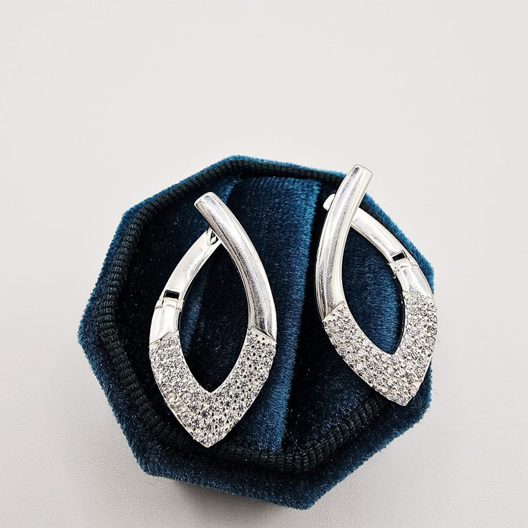 Silver 925 Earrings/ Cercei Argint 925 C016