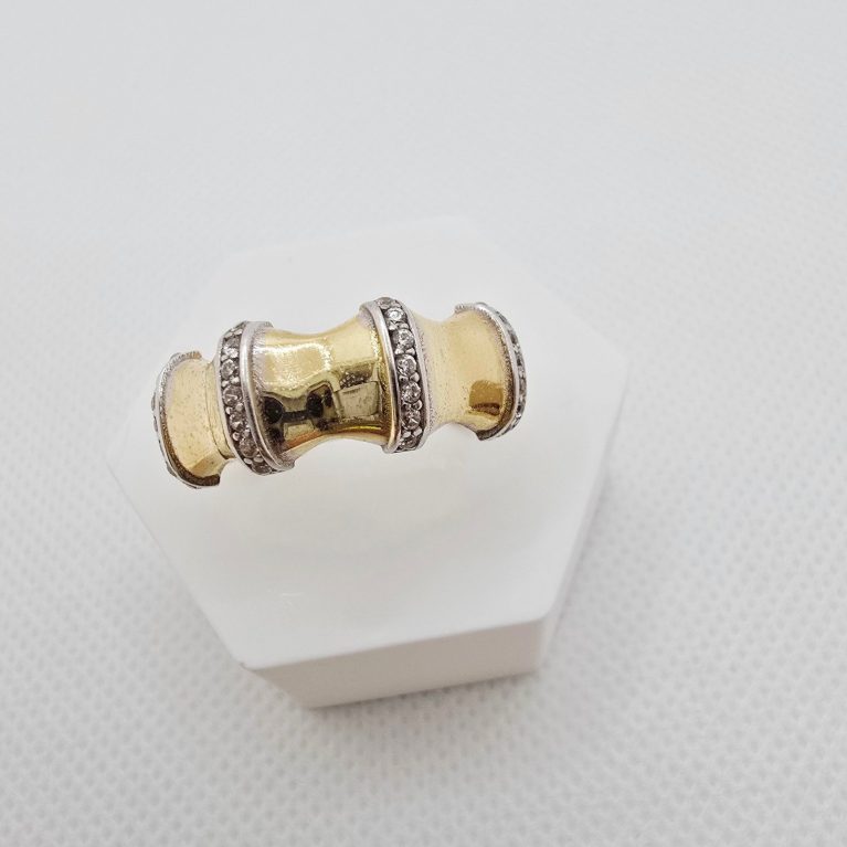 14K GOLD RING/ INEL AUR 14K R0112