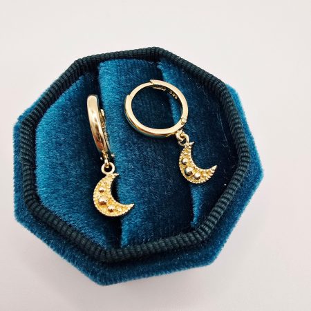 14k Gold Earrings/ Cercei Aur 14k HE69