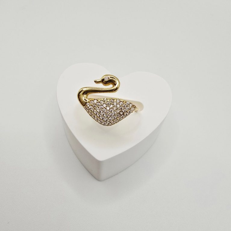 14K GOLD RING/ INEL AUR 14K R0346