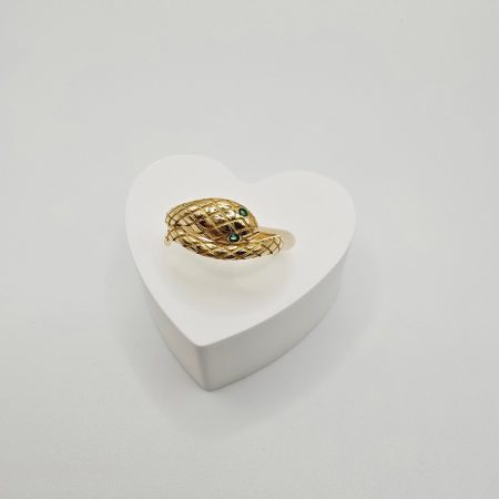 14K GOLD RING/ INEL AUR 14K R0347