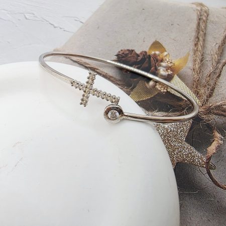 14K Gold Bangle/ Bratara Fixa Aur 14K BF91