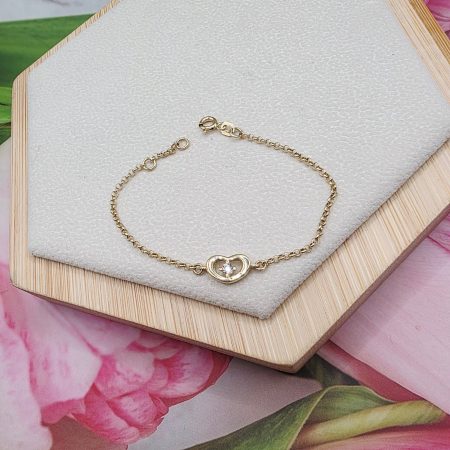 14k Gold Kid's Bracelet/ Bratara Aur 14k Pentru Copii K74