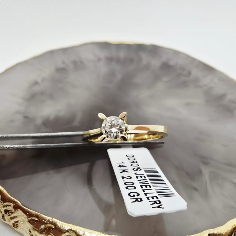 14K Gold &Diamond Ring DJ02