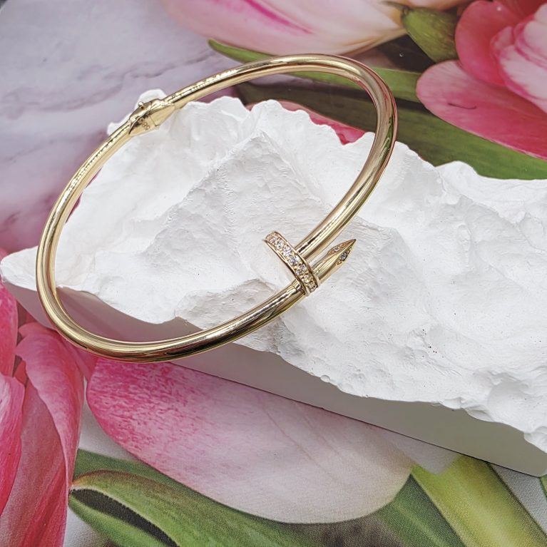 14K Gold Bangle/ Bratara Fixa Aur 14K BF497
