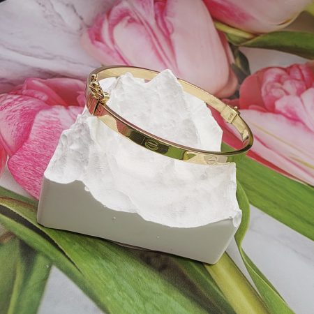 14K Gold Bangle/ Bratara Fixa Aur 14K BF503