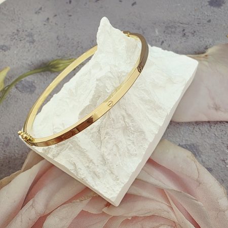 14K Gold Bangle/ Bratara Fixa Aur 14K BF511