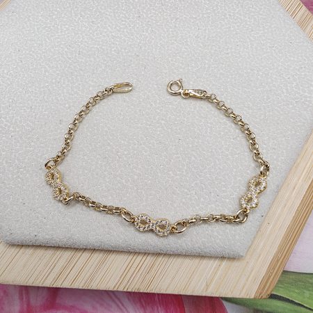 14k Gold Kid's Bracelet/ Bratara Aur 14k Pentru Copii K014