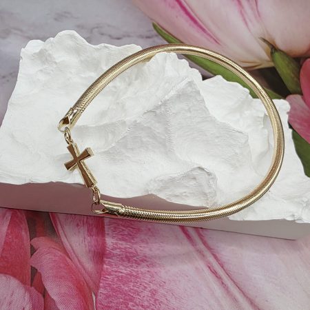 14K Gold Bangle/ Bratara Fixa Aur 14K BF513