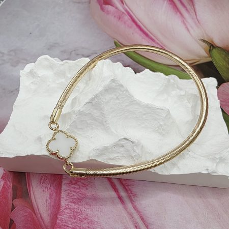 14K Gold Bangle/ Bratara Fixa Aur 14K BF515