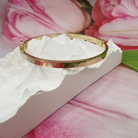 14K Gold Bangle/ Bratara Fixa Aur 14K BF517