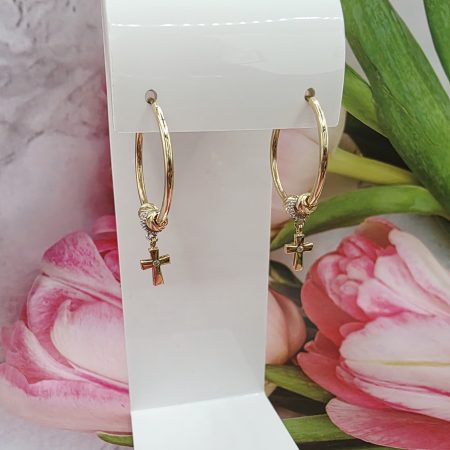 14k Gold Earrings/ Cercei Aur 14k HE386