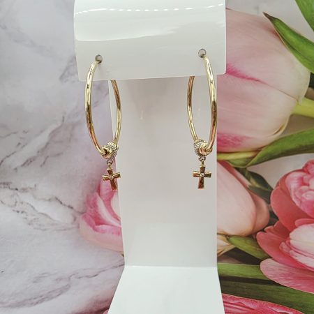 14k Gold Earrings/ Cercei Aur 14k HE387