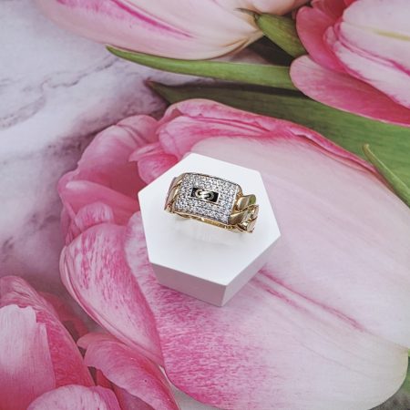 14K GOLD RING/ INEL AUR 14K R0667