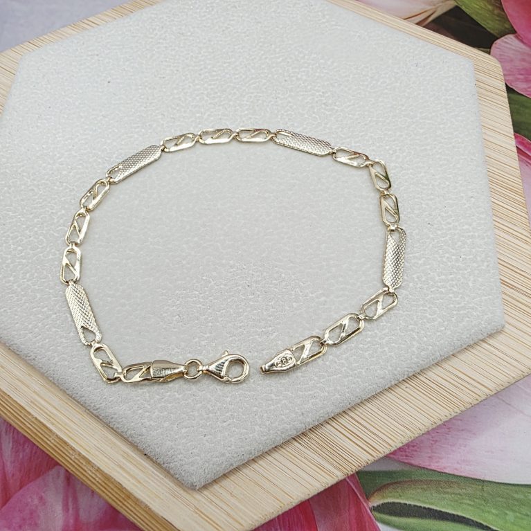 14k Gold Bracelet/ Bratara Aur 14k M0107
